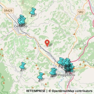 Mappa Via della Villa, 50021 Barberino Tavarnelle FI, Italia (5.9695)