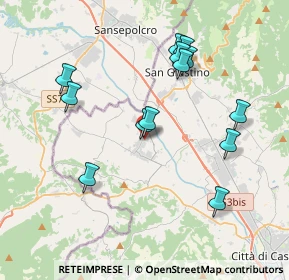 Mappa Via Pier della Francesca, 06012 Città di Castello PG, Italia (3.90308)