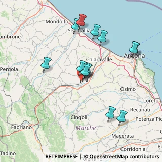 Mappa Via 1° Maggio, 60035 Jesi AN, Italia (15.24462)