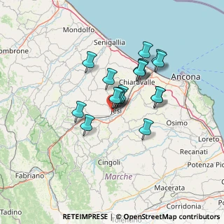 Mappa Via 1° Maggio, 60035 Jesi AN, Italia (10.8)