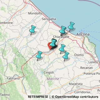 Mappa Via 1° Maggio, 60035 Jesi AN, Italia (8.34667)