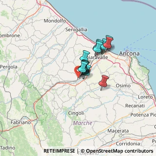 Mappa Via 1° Maggio, 60035 Jesi AN, Italia (8.33286)