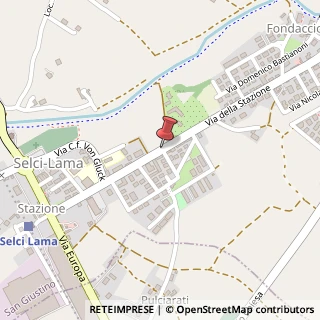 Mappa Via della Stazione, 06016 Selci Lama PG, Italia, 06016 San Giustino, Perugia (Umbria)