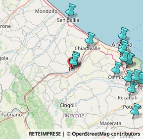 Mappa Via G.Belardinelli, 60035 Jesi AN, Italia (20.42824)