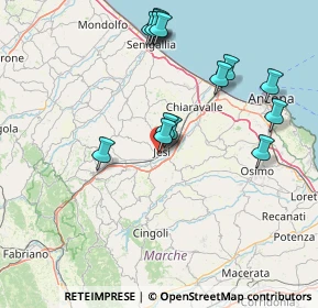 Mappa Via G.Belardinelli, 60035 Jesi AN, Italia (16.10143)