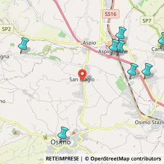 Mappa Via Fermi, 60027 Osimo AN, Italia (3.70083)