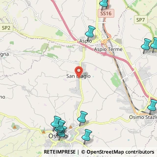 Mappa Via Fermi, 60027 Osimo AN, Italia (3.59273)