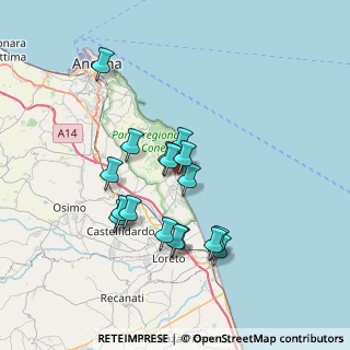 Mappa Via Buenos Ayres, 60020 Sirolo AN, Italia (6.43471)