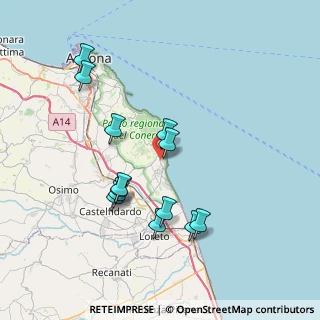 Mappa Via Buenos Ayres, 60020 Sirolo AN, Italia (7.48385)