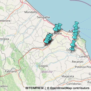 Mappa Viale Gallodoro, 60035 Jesi AN, Italia (12.14)