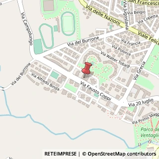 Mappa Via Fausto Coppi, 23/25, 60035 Jesi, Ancona (Marche)