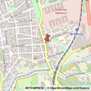 Mappa Via Uberto Mondolfi, 1, 57128 Livorno, Livorno (Toscana)