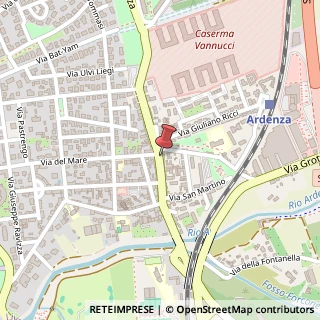 Mappa Via Uberto Mondolfi, 13, 57128 Livorno, Livorno (Toscana)