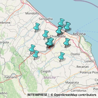 Mappa Via E.Fermi, 60035 Jesi AN, Italia (10.33294)