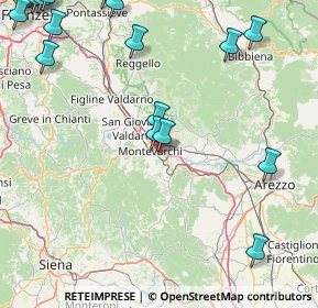 Mappa Via del Lagone, 52025 Montevarchi AR, Italia (27.653)