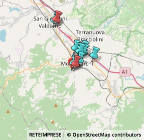 Mappa Via Mincio, 52025 Montevarchi AR, Italia (1.95727)
