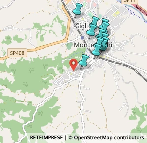 Mappa Via Mincio, 52025 Montevarchi AR, Italia (0.92615)