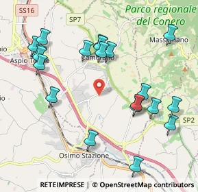 Mappa Via Osvaldo di Tullio, 60125 Ancona AN, Italia (2.3335)