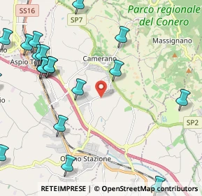 Mappa Via Osvaldo di Tullio, 60125 Ancona AN, Italia (3.0675)