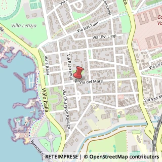 Mappa Via del Mare, 24, 57128 Livorno, Livorno (Toscana)