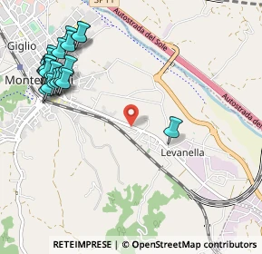 Mappa Via Marconi Di Fr. Conc. Ford Di Mella, 52025 Montevarchi AR, Italia (1.3655)