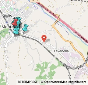 Mappa Via Marconi Di Fr. Conc. Ford Di Mella, 52025 Montevarchi AR, Italia (1.4425)