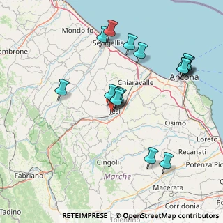 Mappa Via Maiolati, 60035 Jesi AN, Italia (16.96375)