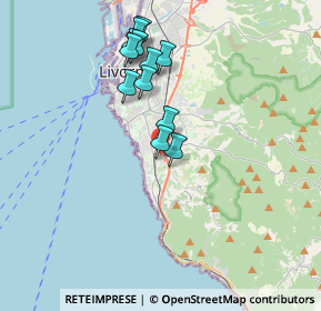 Mappa 57128 Livorno LI, Italia (3.385)