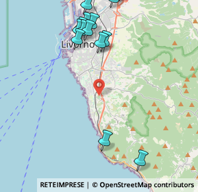 Mappa 57128 Livorno LI, Italia (5.22286)