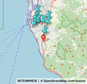 Mappa 57128 Livorno LI, Italia (3.56636)