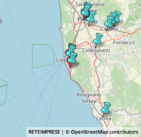 Mappa 57128 Livorno LI, Italia (16.91563)