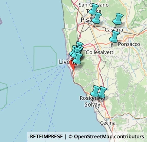 Mappa 57128 Livorno LI, Italia (11.52923)