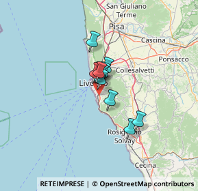 Mappa 57128 Livorno LI, Italia (7.37818)