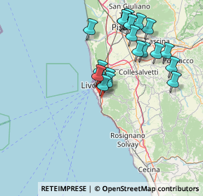 Mappa 57128 Livorno LI, Italia (15.2035)