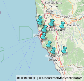 Mappa 57128 Livorno LI, Italia (10.34273)