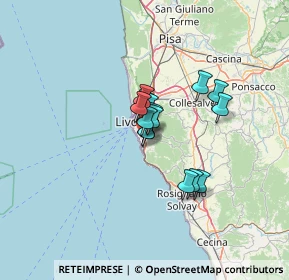 Mappa 57128 Livorno LI, Italia (8.05133)