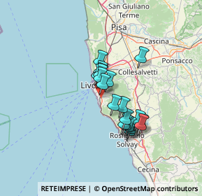 Mappa 57128 Livorno LI, Italia (9.819)