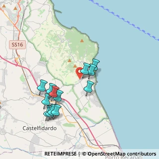 Mappa Via del Lavoro, 60020 Sirolo AN, Italia (3.82692)