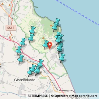 Mappa Via del Lavoro, 60020 Sirolo AN, Italia (3.6325)