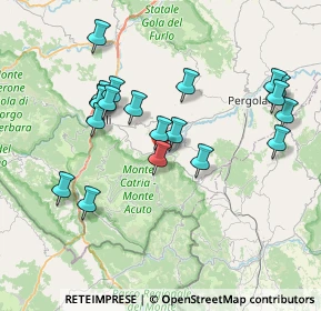 Mappa Via Fonte Avellana, 61040 Frontone PU, Italia (7.692)