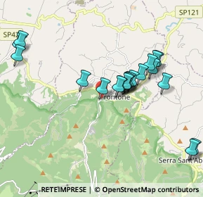 Mappa Via Fonte Avellana, 61040 Frontone PU, Italia (1.9355)