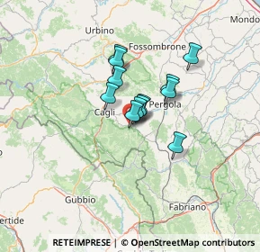 Mappa Via Fonte Avellana, 61040 Frontone PU, Italia (8.45)
