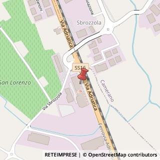 Mappa Via della Sbrozzola, 28, 60027 Osimo, Ancona (Marche)