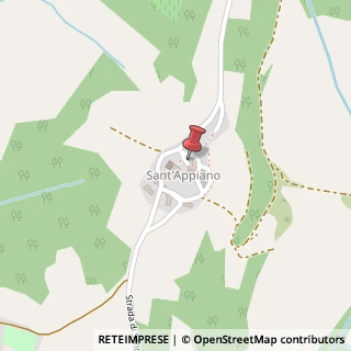 Mappa Strada di Sant' Appiano, 27, 50021 Barberino Val d'Elsa, Firenze (Toscana)