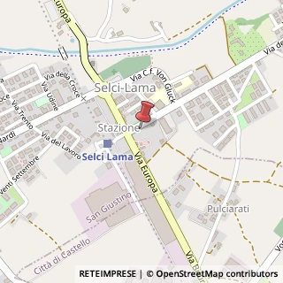Mappa Via della Stazione, 111, 06016 San Giustino, Perugia (Umbria)