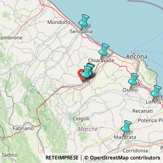 Mappa Via Guido Rossa, 60035 Jesi AN, Italia (19.82818)