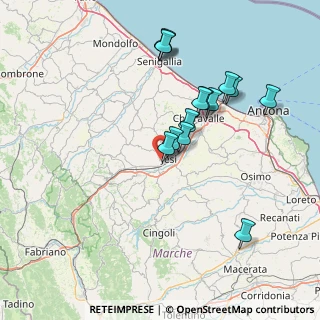 Mappa Via Guido Rossa, 60035 Jesi AN, Italia (14.78929)