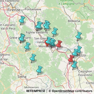 Mappa Via Brenta, 52025 Montevarchi AR, Italia (15.7495)