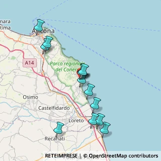 Mappa Via Peschiera, 60020 Sirolo AN, Italia (7.51769)