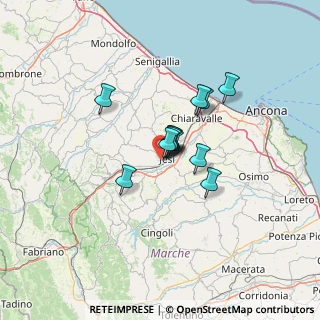 Mappa Via Walter Tobagi, 60035 Jesi AN, Italia (8.3475)